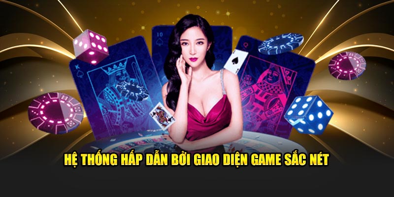 Hệ thống hấp dẫn bởi giao diện game sắc nét