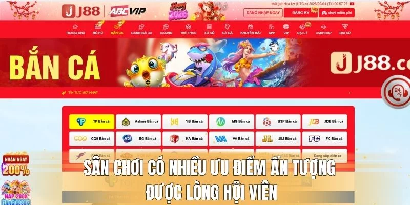 Sân chơi có nhiều ưu điểm ấn tượng được lòng hội viên